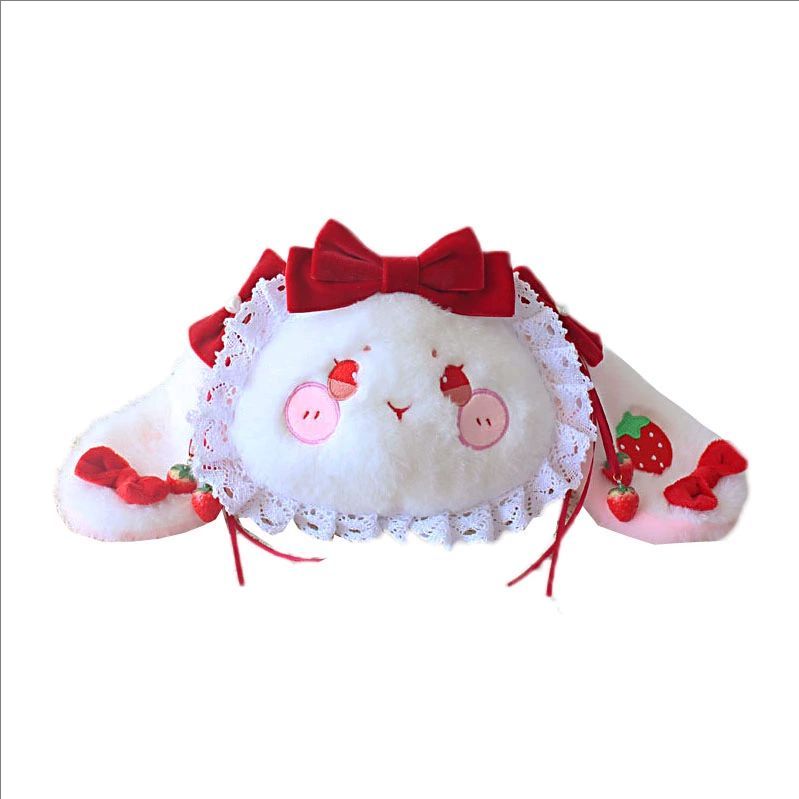 Women'S Bags Cross Body - Lolita large-capacity soft girl strawberry rabbit