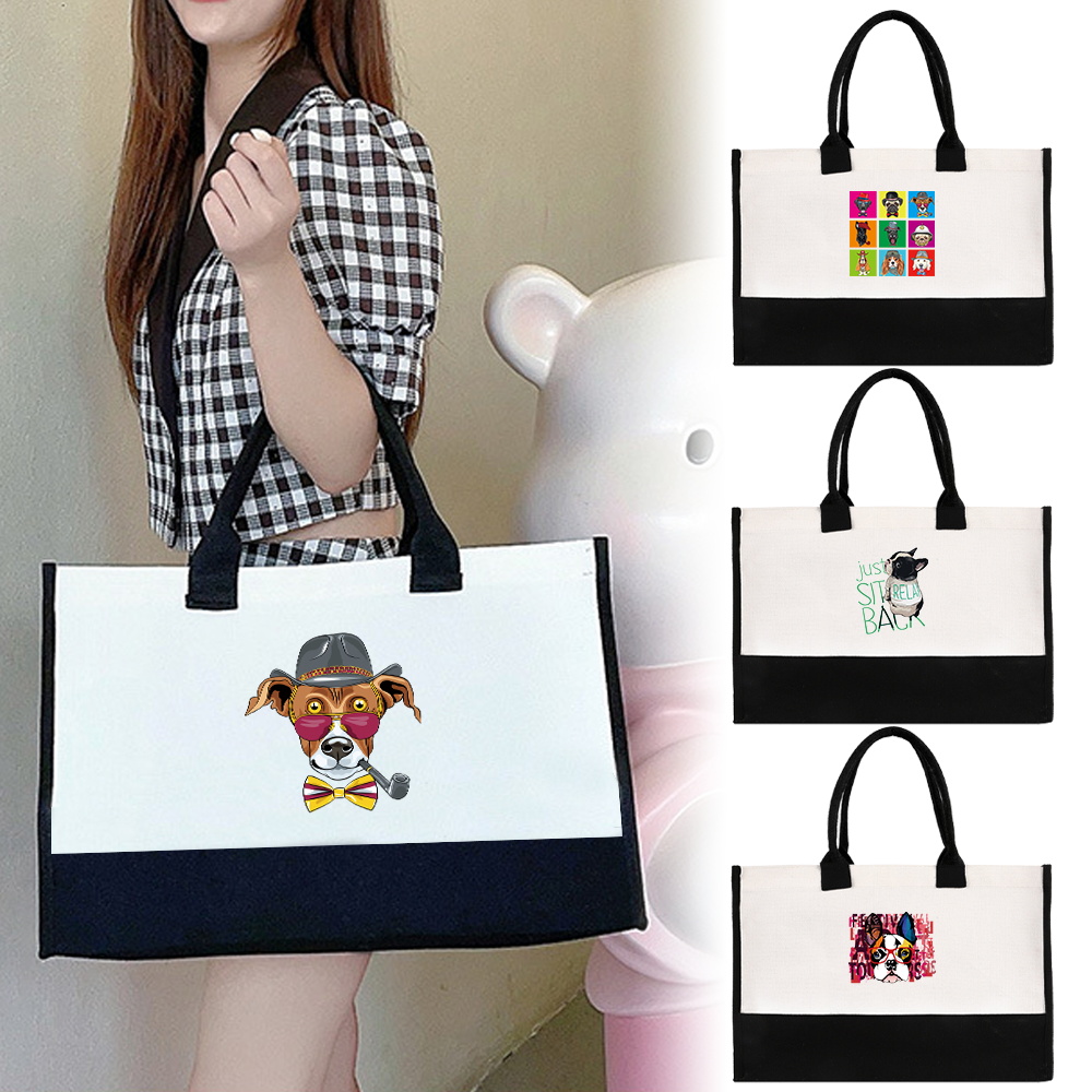 Women Bags Jute - Shopping Handbags Tote Bag Jute Bag