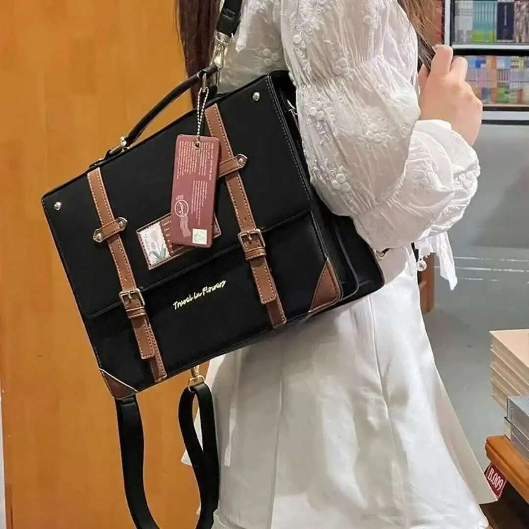 Women'S Xl Bags - Y2K Preppy Style Large Capacity Ita