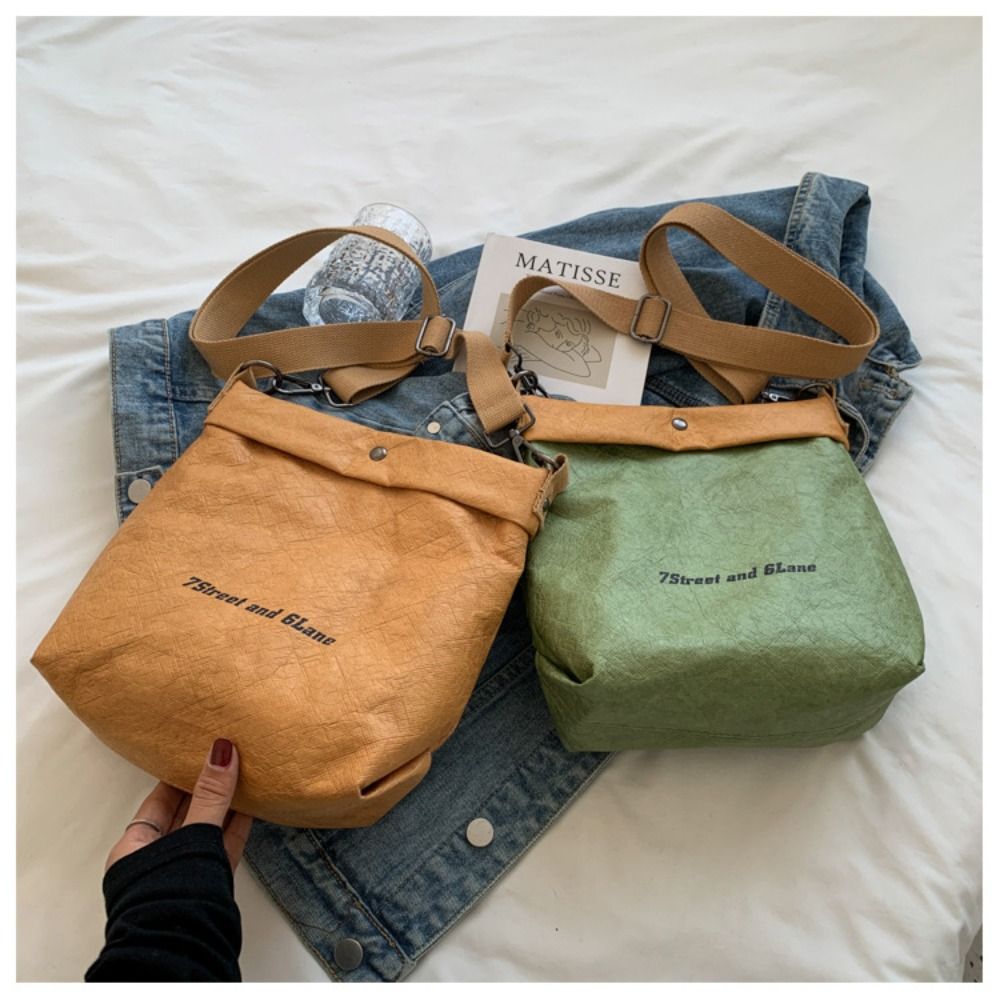 Women'S Bags Cross Body - Kraft Paper Cross Body Bag Fashion