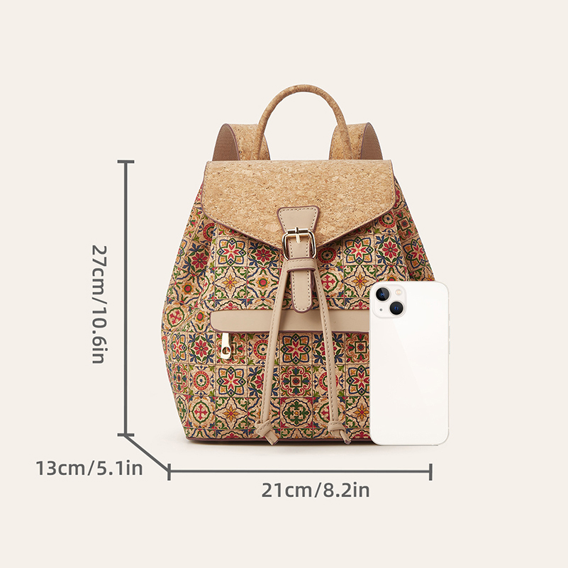 Backpack Bags Retro Cork Leath - огляд і ціна Women'S Xl Bags