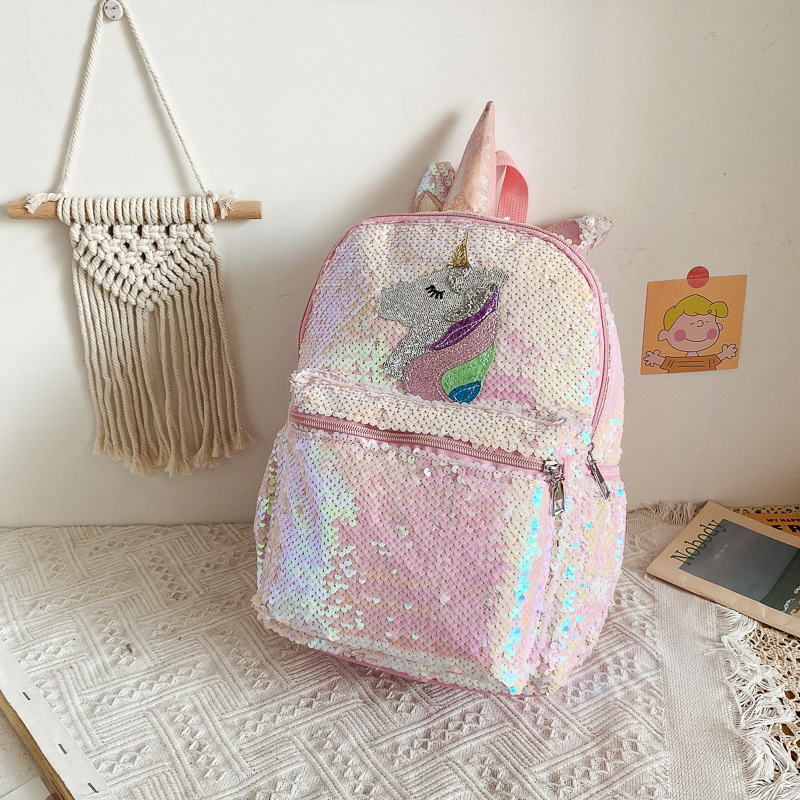 Sequin Unicorn Backpack Pink S - огляд і ціна Mini Backpack Women