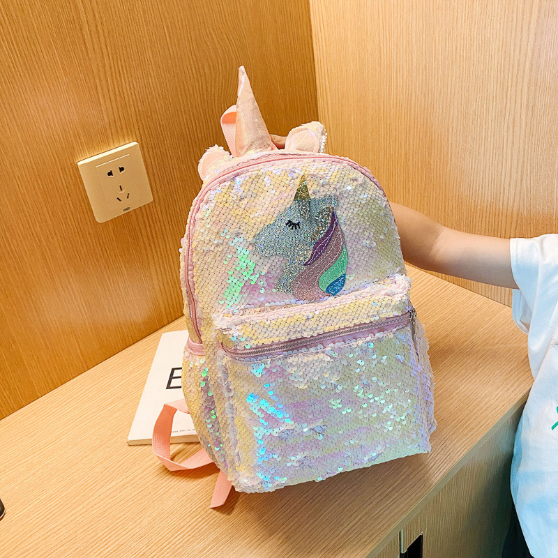 Sequin Unicorn Backpack Pink S - огляд і ціна Mini Backpack Women
