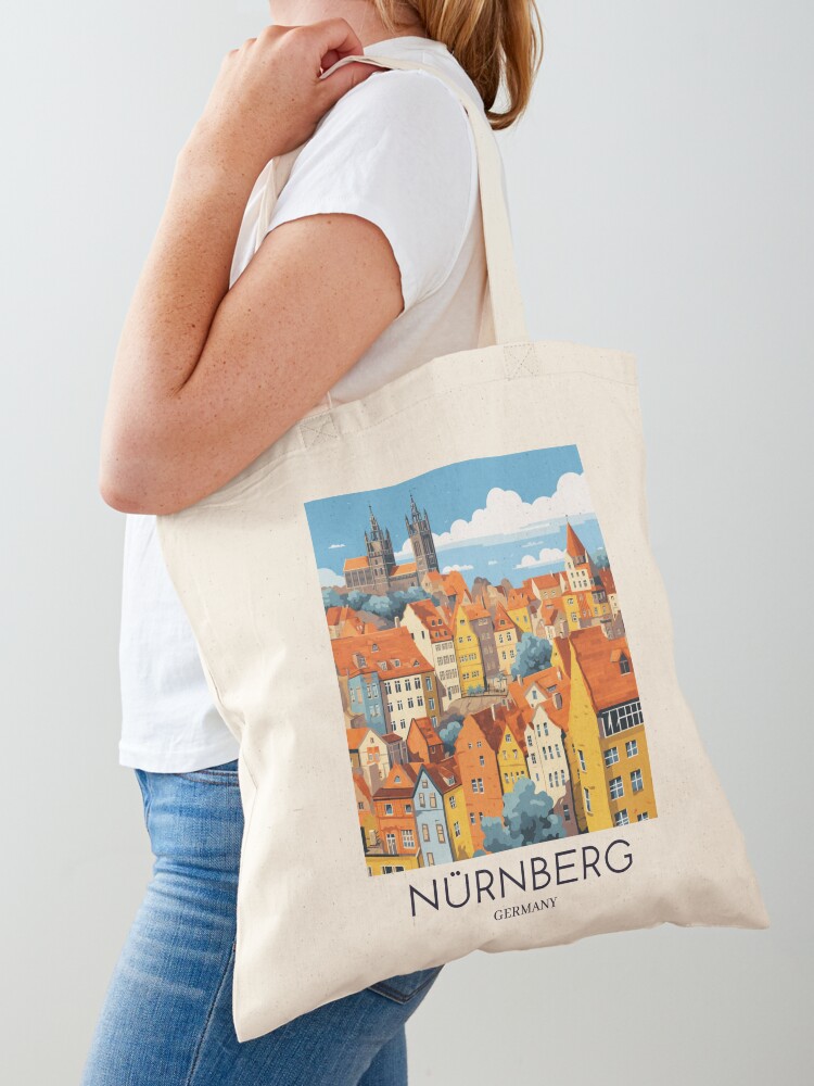 A Pop Art Travel Print of Nürn - огляд і ціна Women Bags Germany