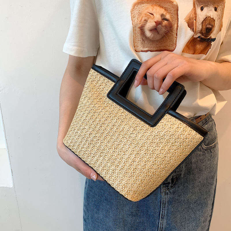 Square Hollow Handle Straw Wov - огляд і ціна Women'S Bags Top 10