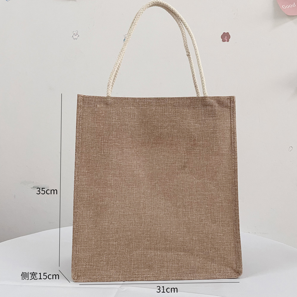 Cotton tote bag, large capacit - огляд і ціна Women Bags Jute