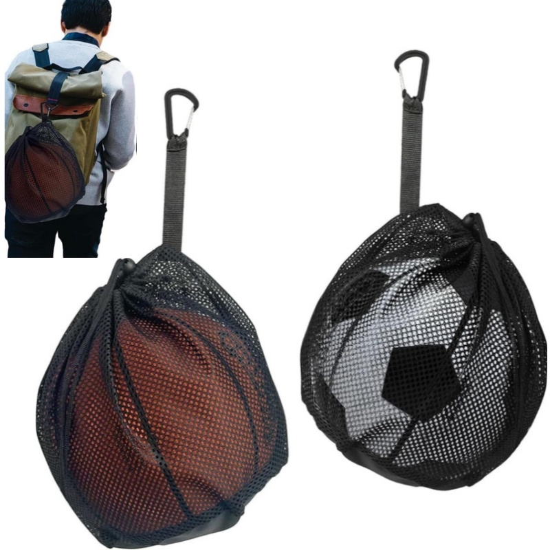  Portable Drawstring Basketba - огляд і ціна Mesh Net Bag