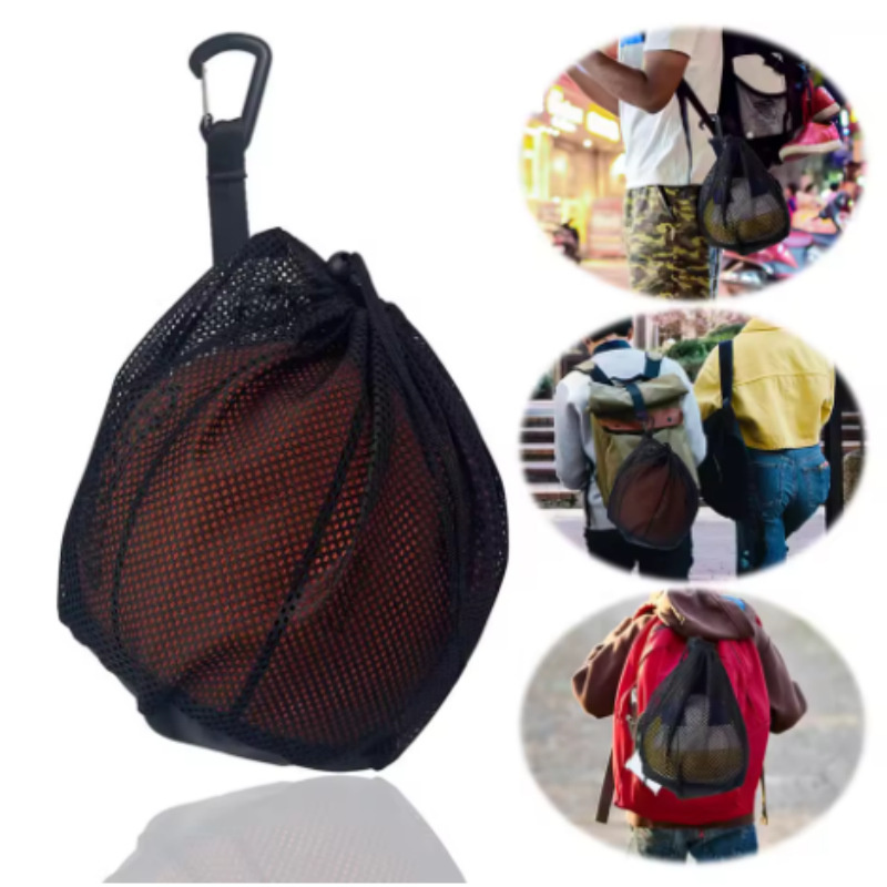  Portable Drawstring Basketba - огляд і ціна Mesh Net Bag