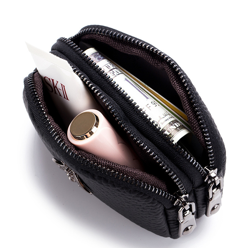Women Cowhide Double Zipper Po - огляд і ціна Women Bags Coach