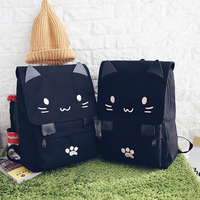 Japanese Stupid Cute 3D Cat La - огляд і ціна Mini Backpack Women