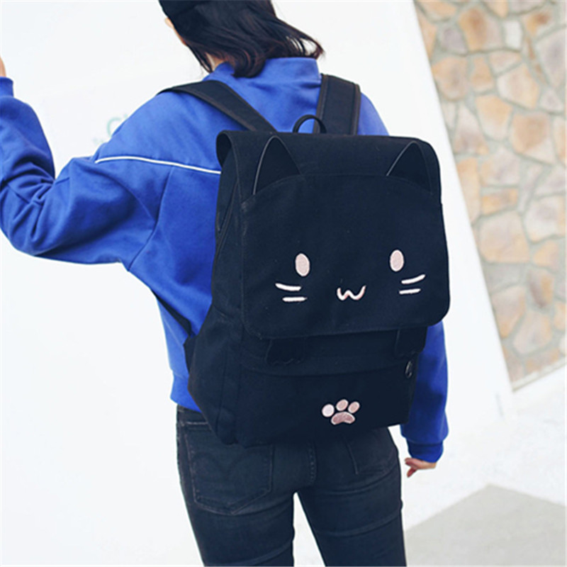 Japanese Stupid Cute 3D Cat La - огляд і ціна Mini Backpack Women