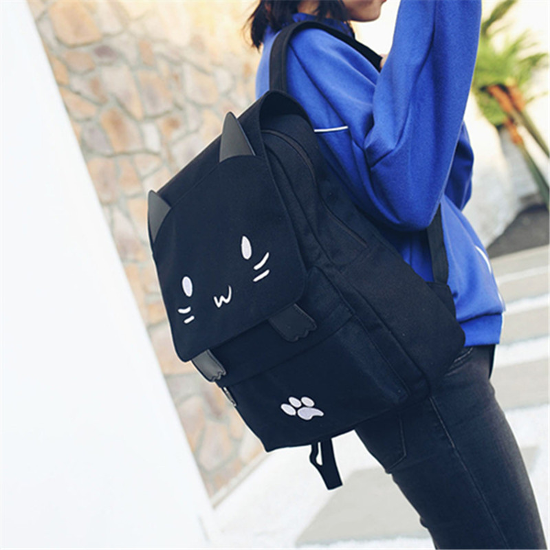 Japanese Stupid Cute 3D Cat La - огляд і ціна Mini Backpack Women