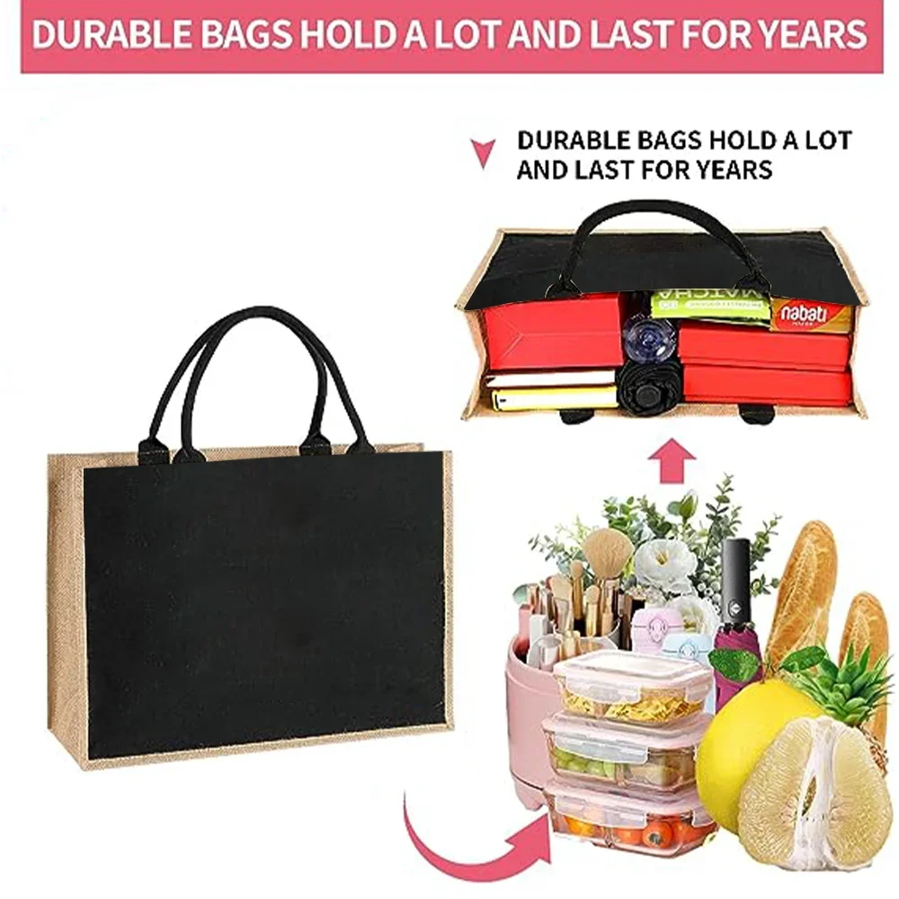 Linen Tote Shopping Bag Samura - огляд і ціна Women Bags Jute