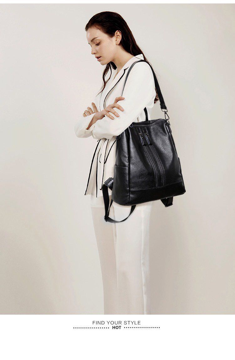 Women Soft Leather Backpack Sc - огляд і ціна Women'S Xl Bags
