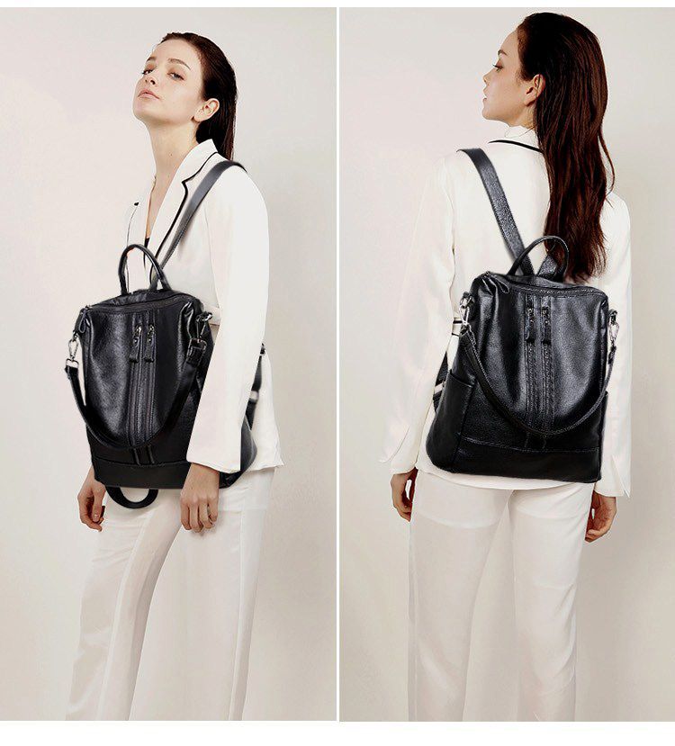 Women Soft Leather Backpack Sc - огляд і ціна Women'S Xl Bags