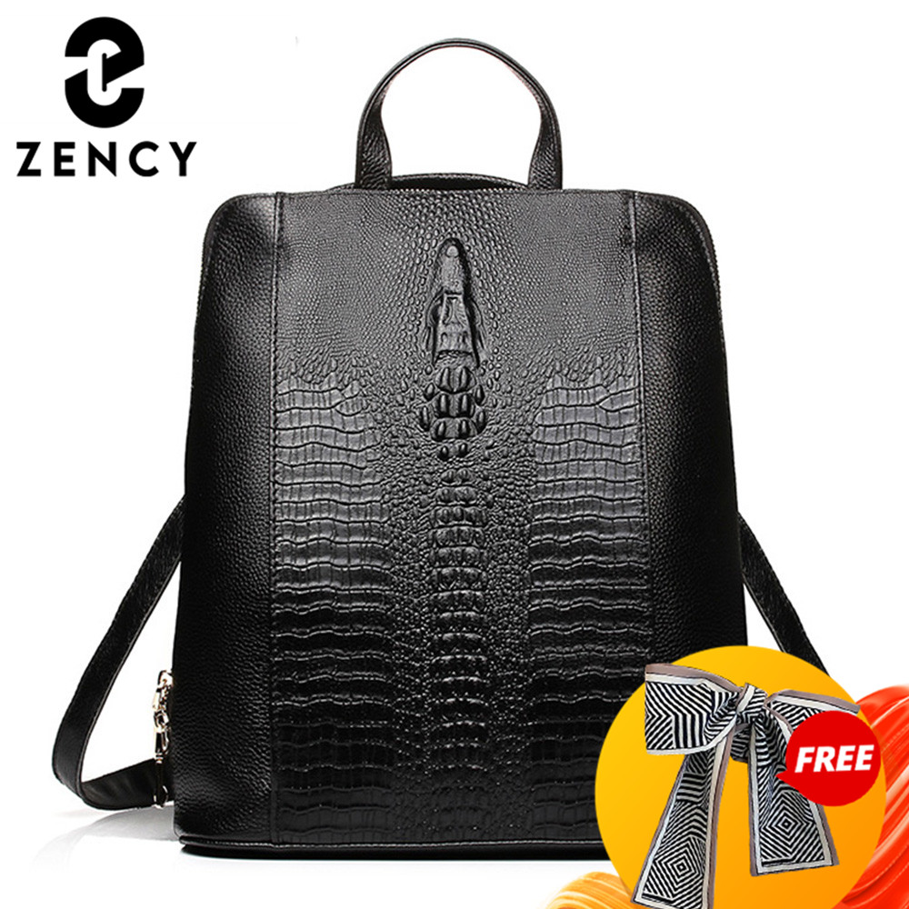 Zency 100% Genuine Leather Kna - огляд і ціна Mini Backpack Women