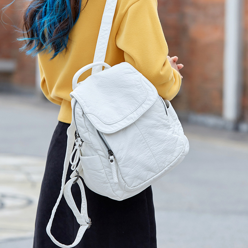 Women's Backpack White Washed  - огляд і ціна Mini Backpack Women