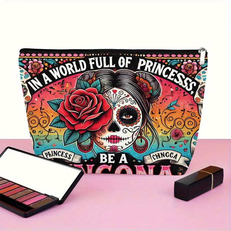 A Flower and skull cosmetic ba - огляд і ціна Women Bags In Amazon