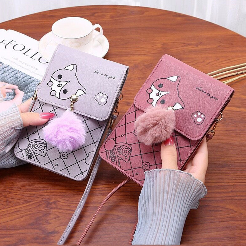 Cute Cartoon Pattern Touch-Scr - огляд і ціна Women'S Bags Cross Body