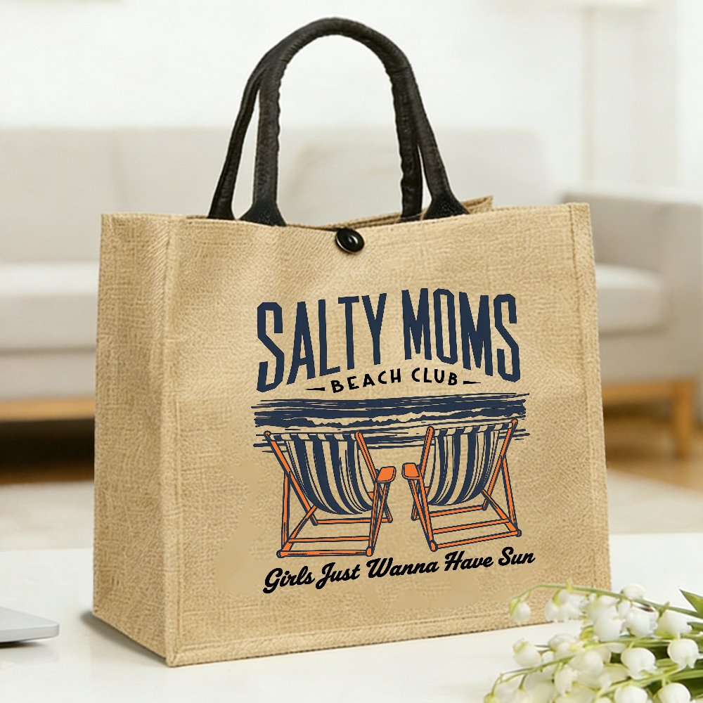 1pc Jute Tote Bag for Women, H - огляд і ціна Women Bags Jute