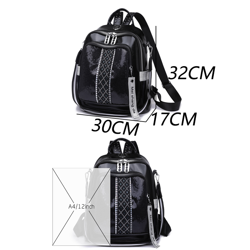 Large Capacity Leather Backpac - огляд і ціна Mini Backpack Women