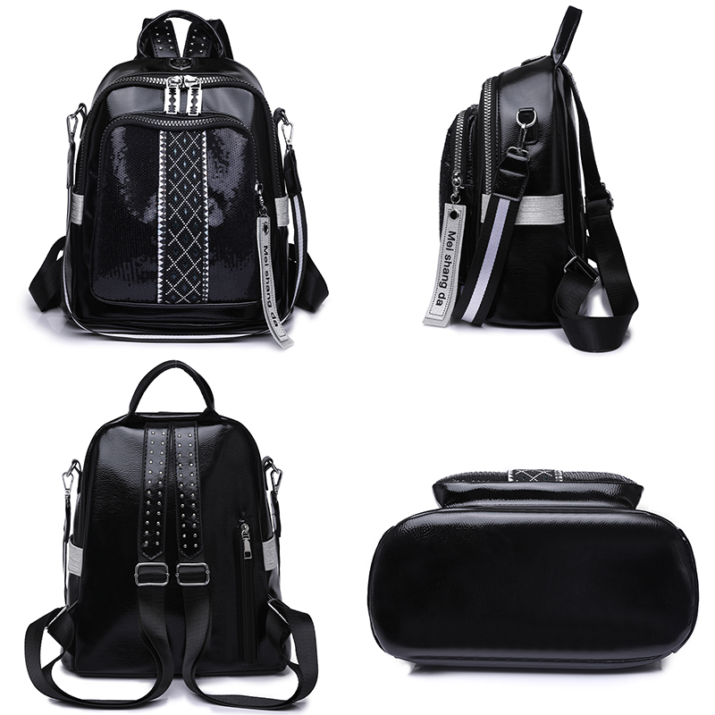 Large Capacity Leather Backpac - огляд і ціна Mini Backpack Women