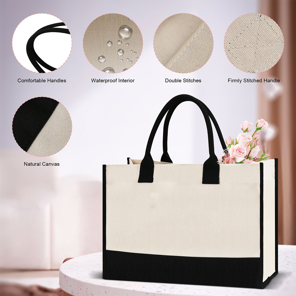 Women's Tote Bag Reusable Shop - огляд і ціна Women Bags Jute