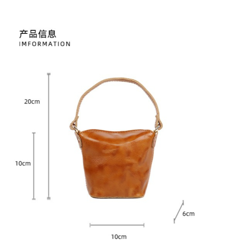 Oil Wax Leather Mini Bucket Ba - огляд і ціна Women'S Bags Top 10