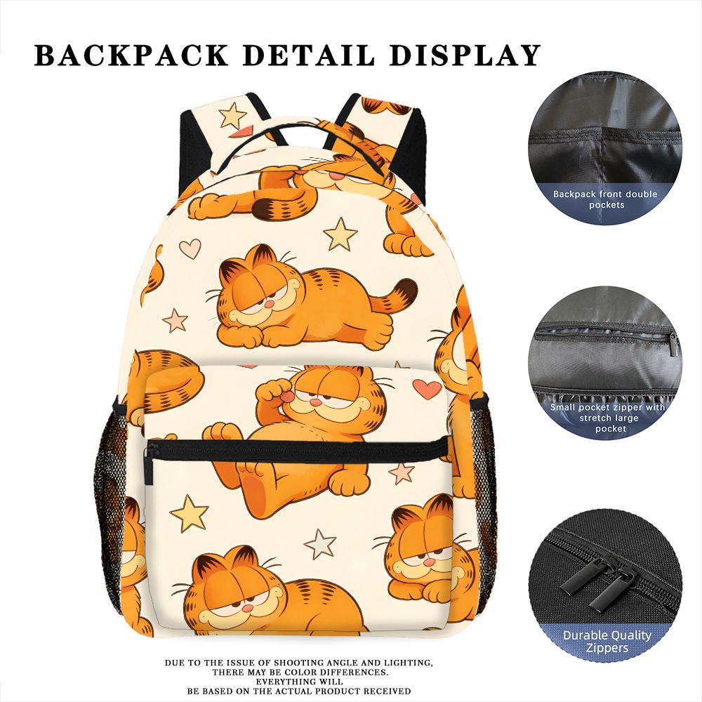 Funny Lazy Garfield Backpack S - огляд і ціна Mesh Net Bag