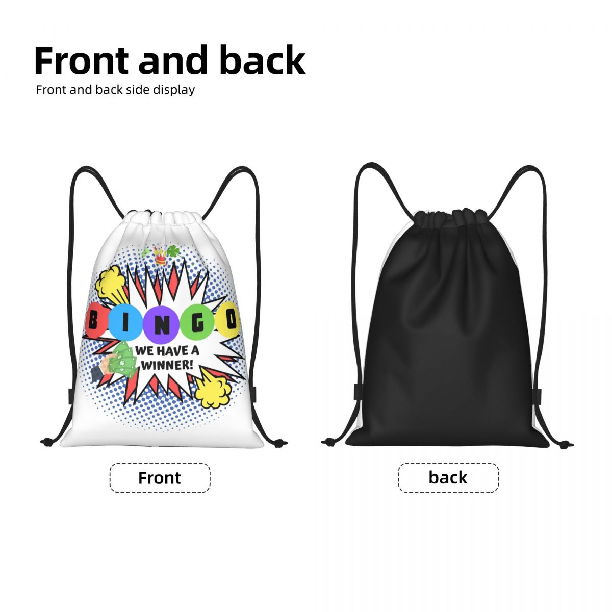 Bingo We Have A Winner Drawstr - огляд і ціна Women Bags Winners